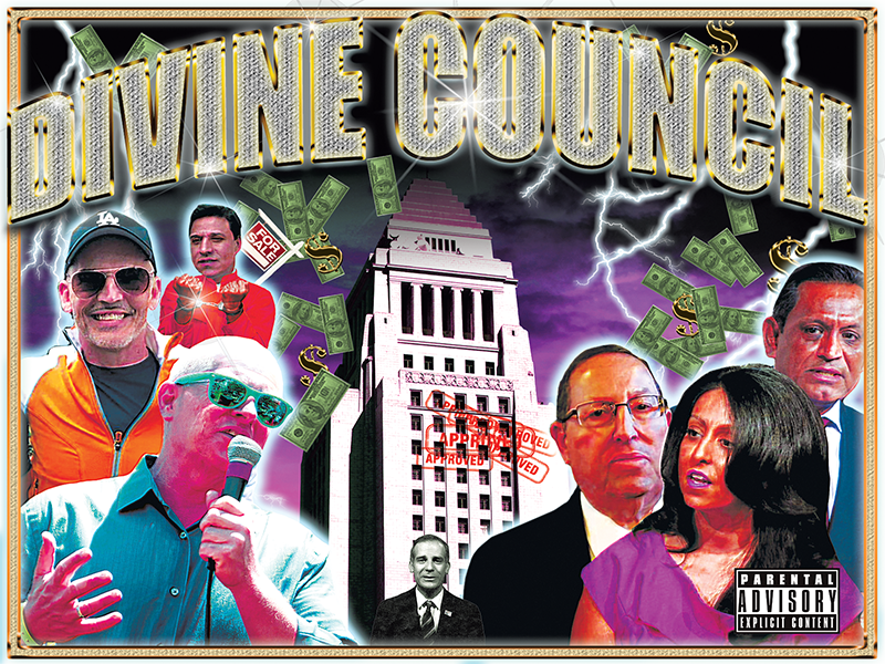 Photo collage of L.A. City Council