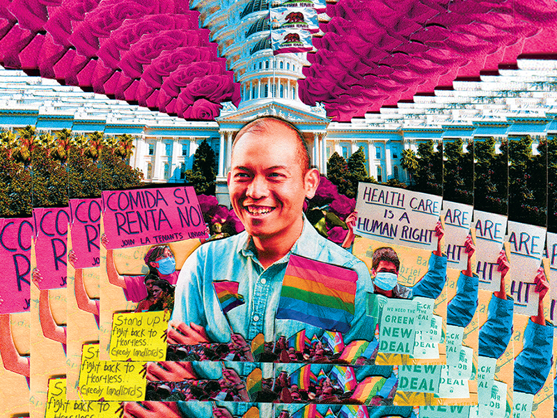 Photo collage of Godfrey Santos Plata